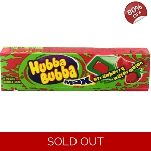 Hubba Bubba Max Strawberry Watermelon Bubble Gum
